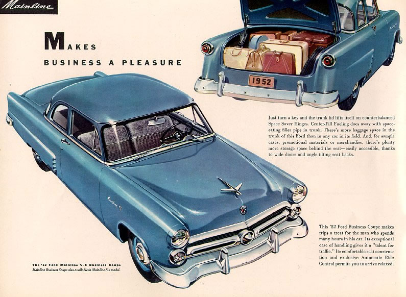 1952 Ford Brochure Page 8